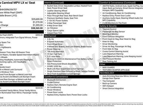 Used 2024 Kia Carnival LX FWD image 31