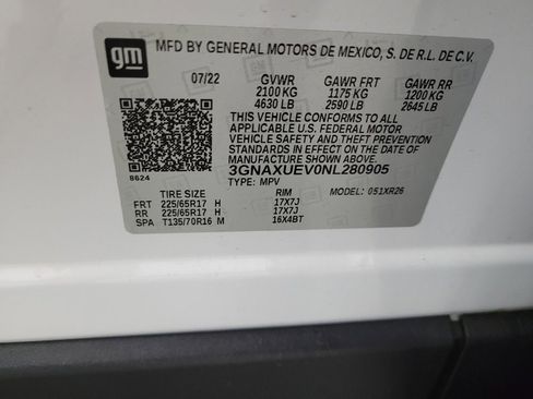 Used 2022 Chevrolet Equinox LT AWD/4WD image 33