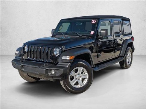 Used 2021 Jeep Wrangler Unlimited Sport image 1