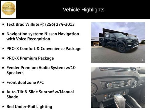 Used 2022 Nissan Frontier Pro-X w/ Pro-X Premium Package RWD image 6