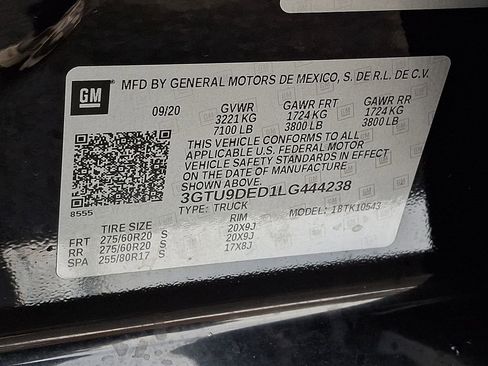 Certified 2020 GMC Sierra 1500 SLT w/ SLT Premium Package image 26