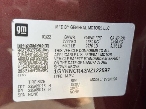 Certified 2022 Cadillac XT5 Premium Luxury w/ LPO, Floor Liner Package image 20