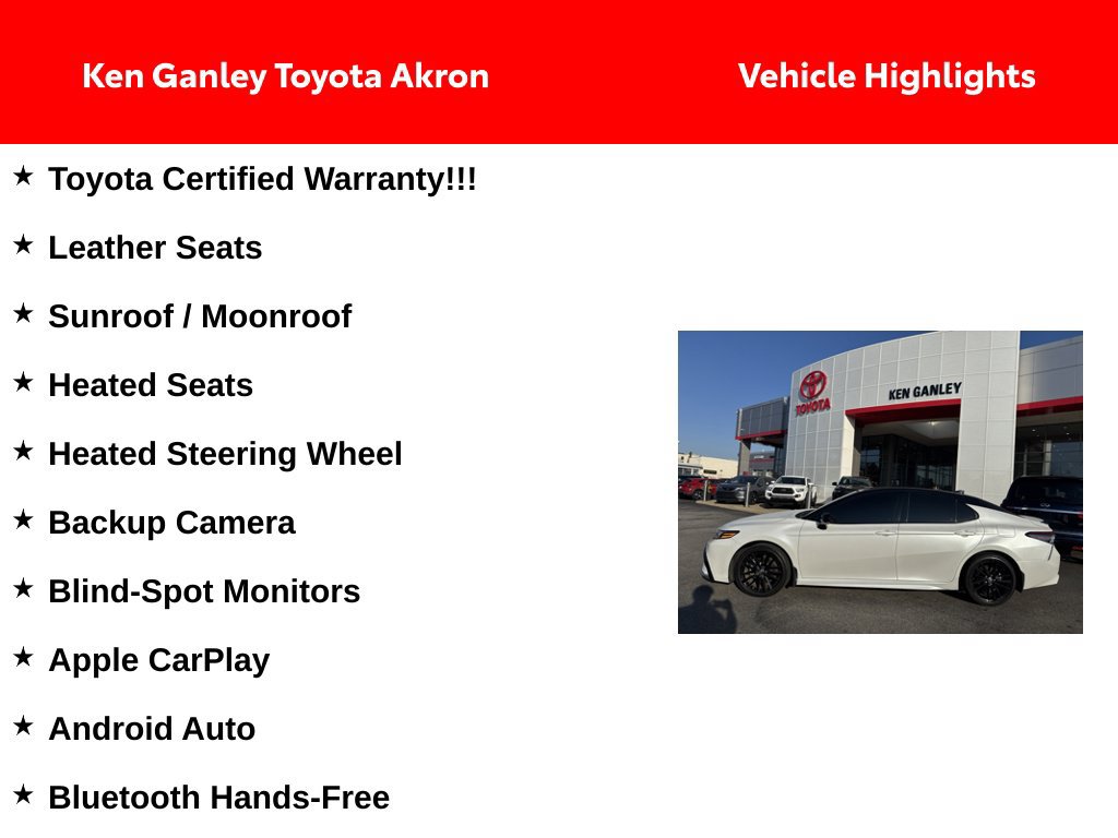 Certified 2024 Toyota Camry XSE w/ Cold Weather Package FWD image 4