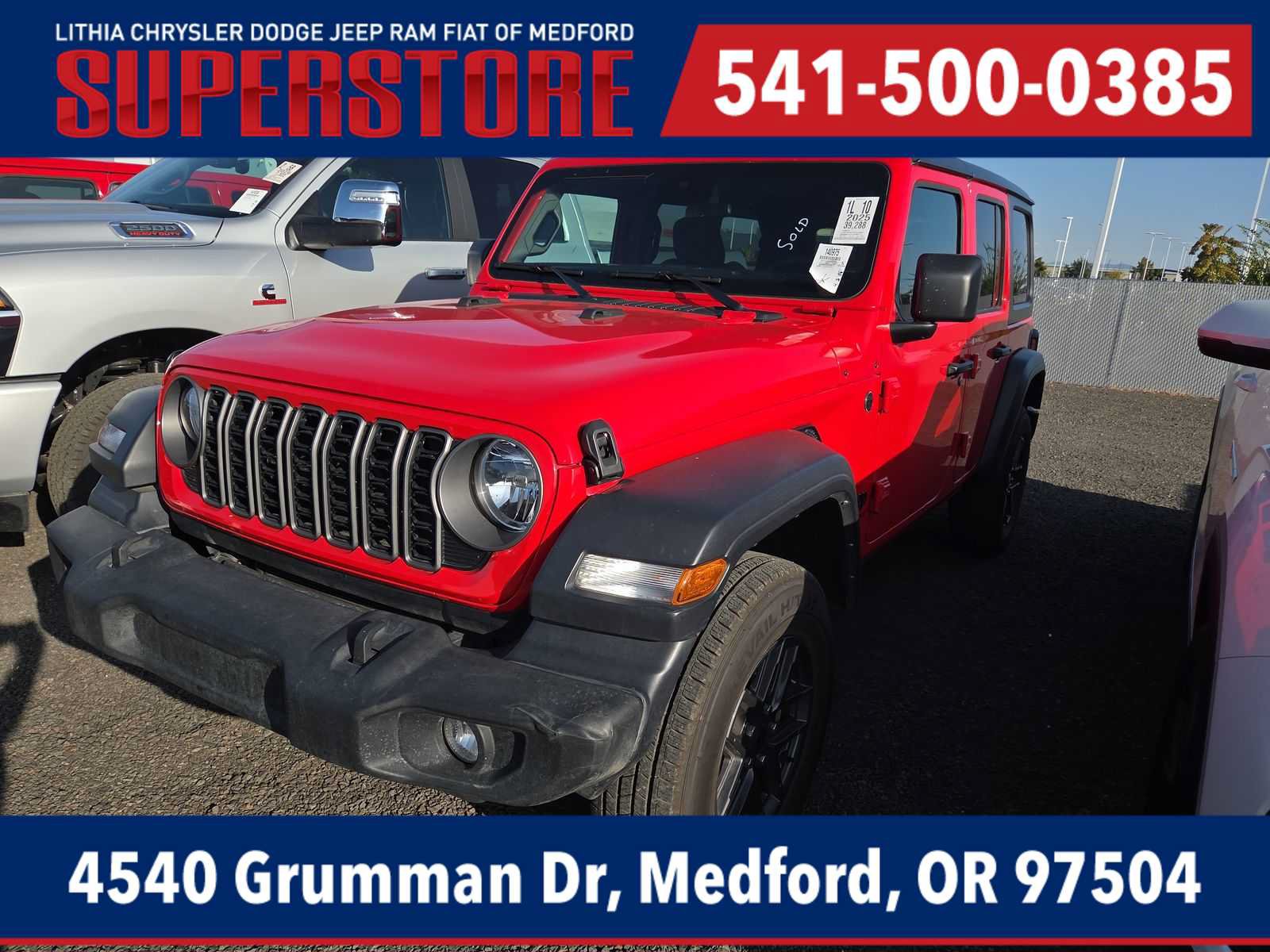 Used 2025 Jeep Wrangler Unlimited Sport AWD/4WD image 1