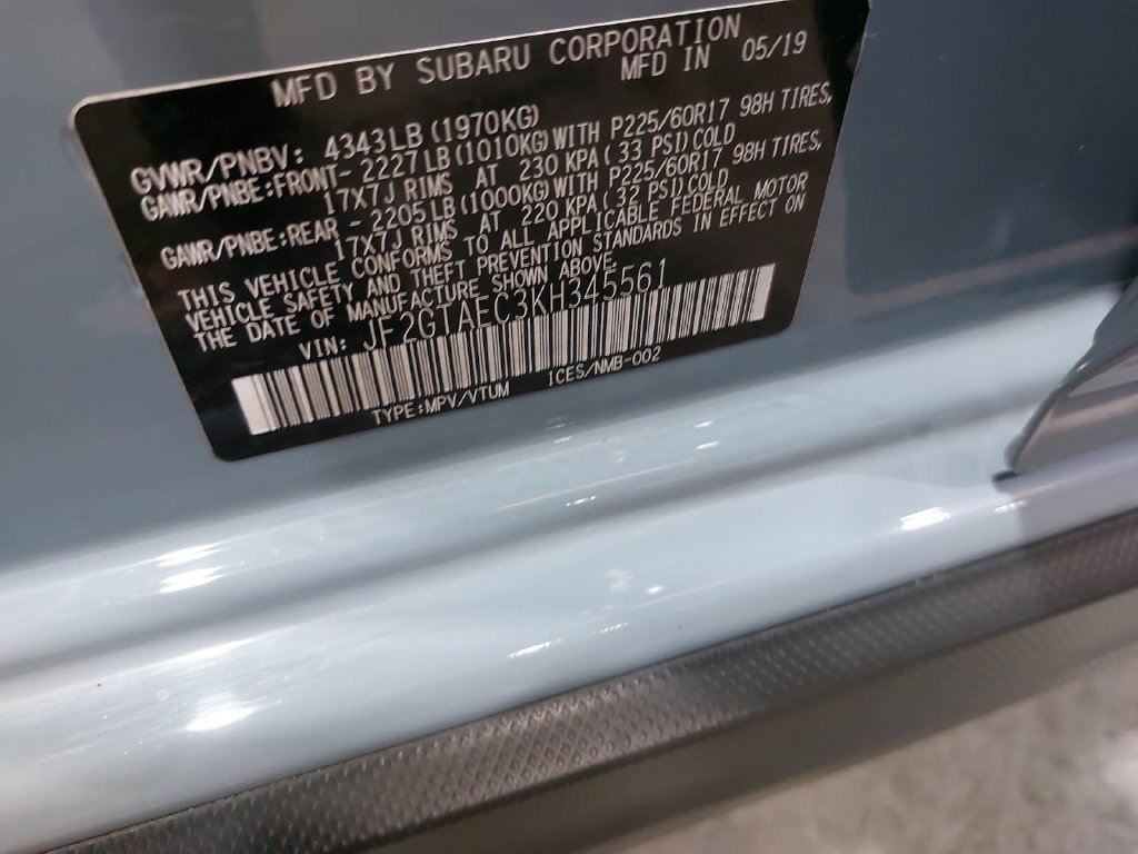 Used 2019 Subaru Crosstrek 2.0i Premium w/ Eyesight System AWD/4WD image 33