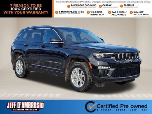 Certified 2023 Jeep Grand Cherokee Limited w/ Luxury Tech Group II image 1