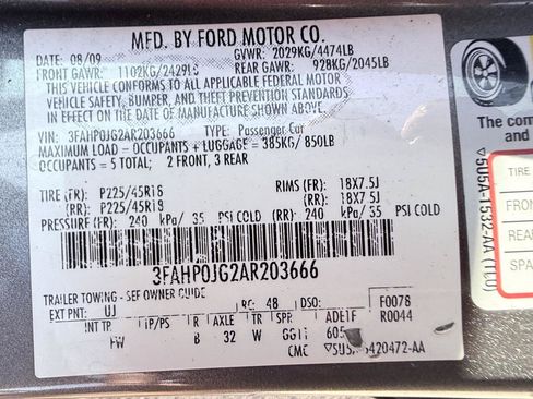Used 2010 Ford Fusion SEL FWD image 16