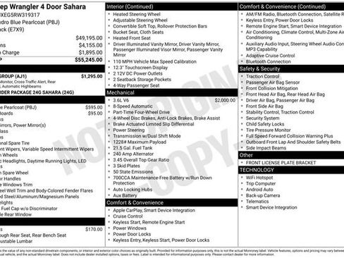 Used 2024 Jeep Wrangler Sahara w/ Safety Group image 6