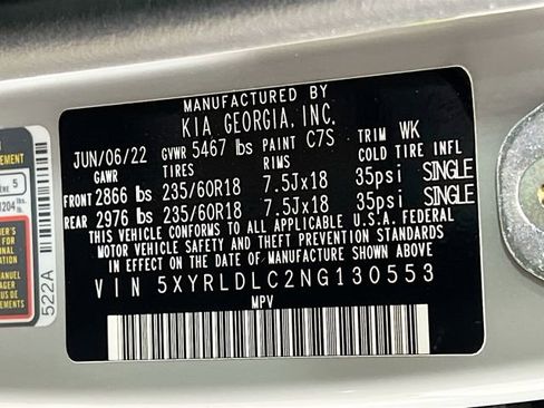 Certified 2022 Kia Sorento S image 32