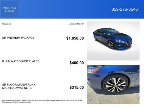 Used 2019 Nissan Altima 2.5 SR w/ SR Premium Package FWD image 5