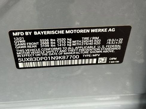 Used 2022 BMW X3 M40i w/ Premium Package image 59