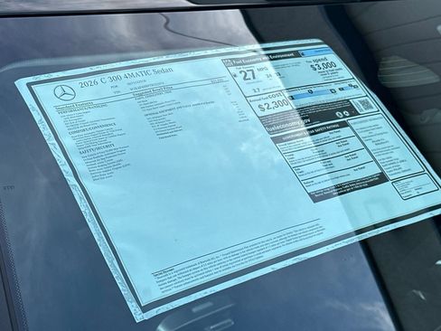 New 2026 Mercedes-Benz C 300 4MATIC Sedan image 28