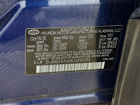 Used 2020 Hyundai Santa Fe SEL FWD image 34