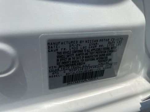 Certified 2024 Nissan Versa S w/ S Plus Package FWD image 36