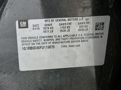 Used 2015 Chevrolet Volt Premium w/ Premium Trim Package FWD image 12