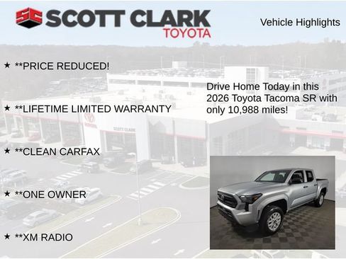 Used 2026 Toyota Tacoma SR RWD image 12