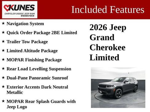 New 2026 Jeep Grand Cherokee Limited AWD/4WD image 3