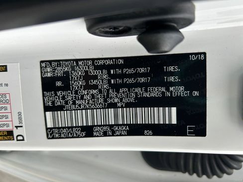 Used 2019 Toyota 4Runner SR5 Premium image 34