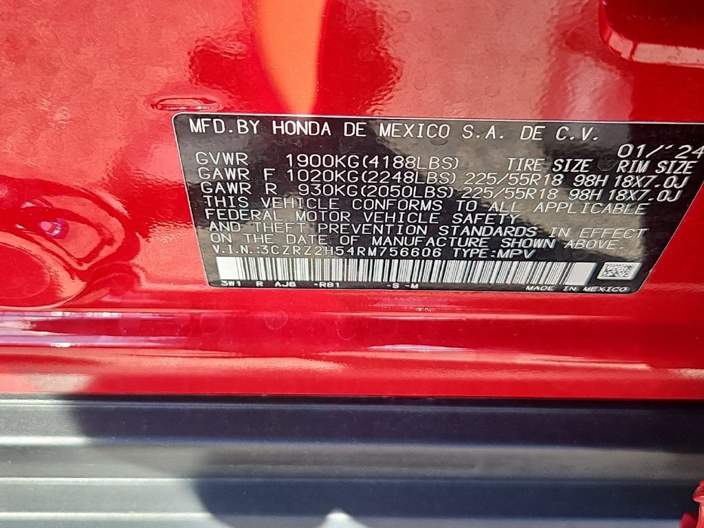 Certified 2024 Honda HR-V Sport image 14
