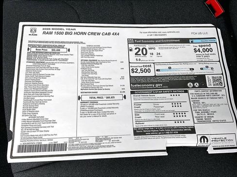 New 2026 RAM 1500 4x4 Crew Cab image 34