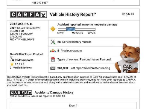 Used 2012 Acura TL image 27