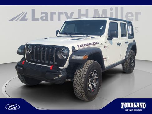 Used 2022 Jeep Wrangler Unlimited Rubicon w/ LED Lighting Group AWD/4WD image 1