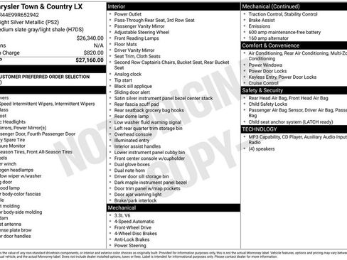 Used 2009 Chrysler Town & Country LX FWD image 27