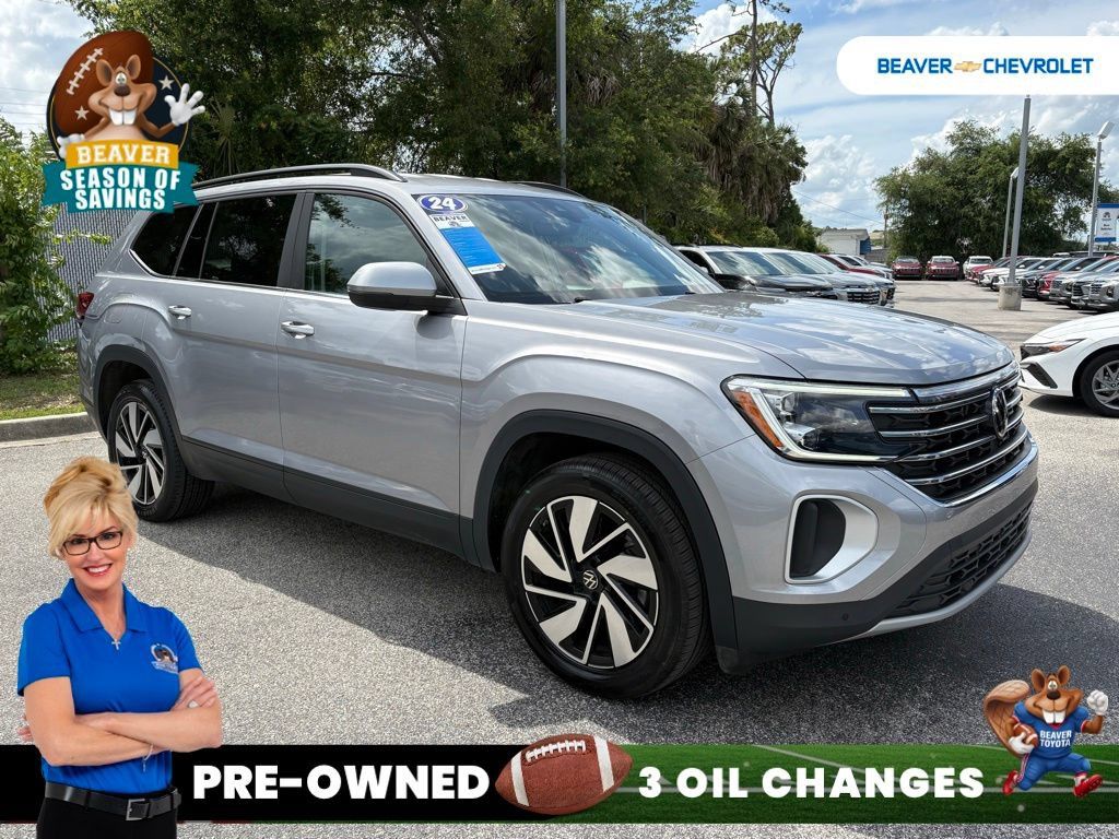 Used 2024 Volkswagen Atlas SE AWD/4WD image 9