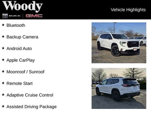 New 2026 GMC Acadia Elevation w/ Black Edition image 3