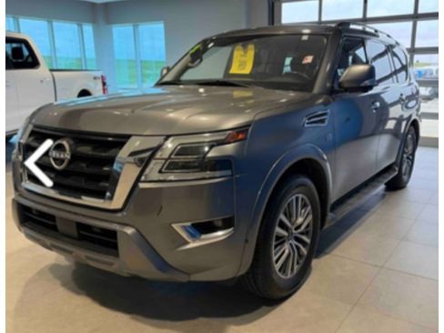 Used 2021 Nissan Armada SL w/ Captain's Chairs Package RWD image 1