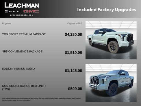 Used 2024 Toyota Tundra SR5 w/ TRD Sport Premium Package AWD/4WD image 11