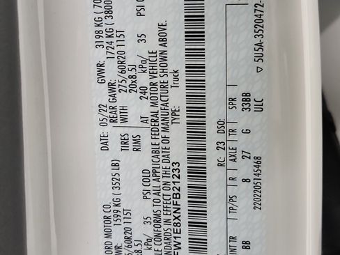 Used 2022 Ford F150 Platinum w/ Equipment Group 701A High image 32