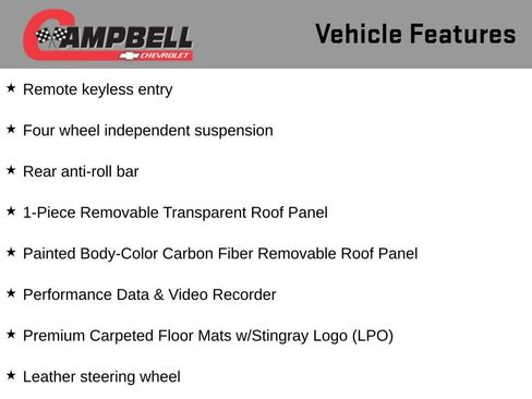 Used 2016 Chevrolet Corvette Stingray Coupe w/ Carbon Flash Badge Package image 8