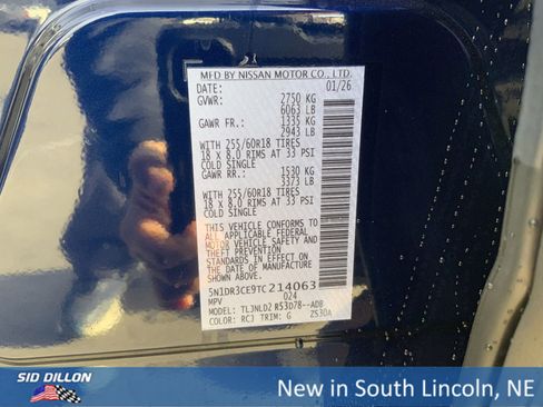 New 2026 Nissan Pathfinder SL image 12