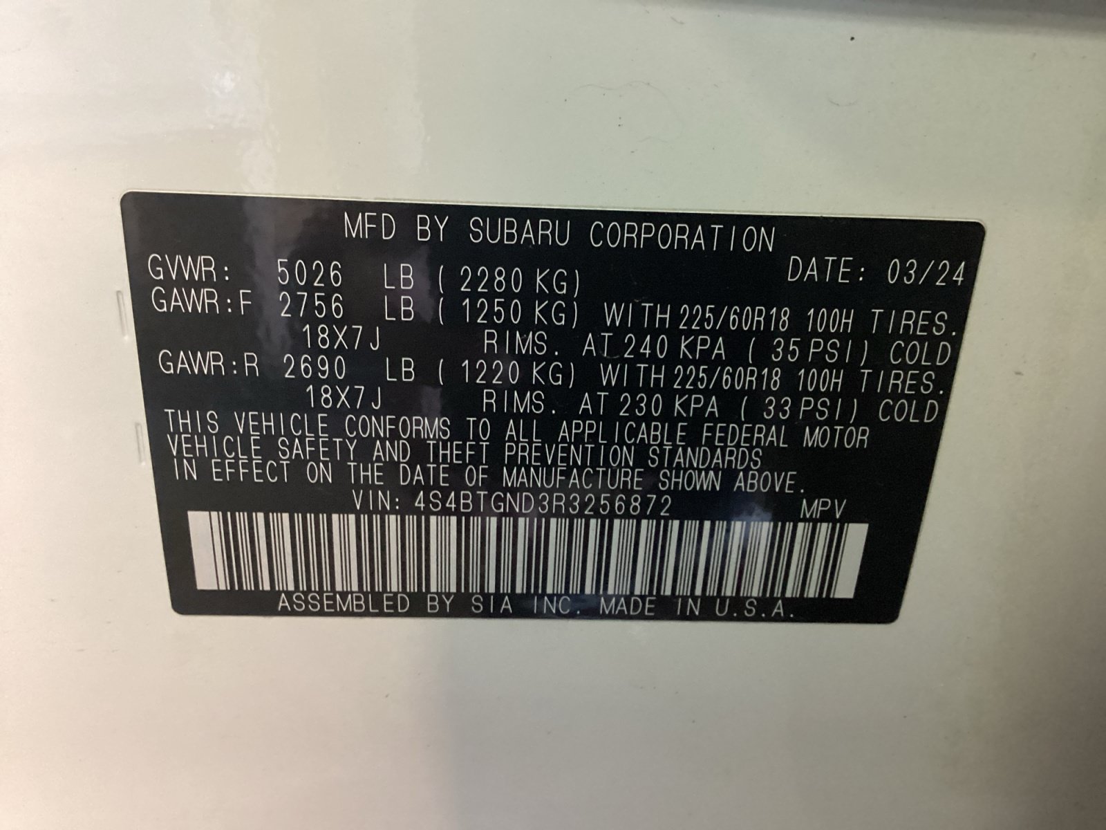 Used 2024 Subaru Outback Limited XT AWD/4WD image 16