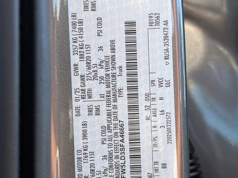 New 2025 Ford F150 Lariat w/ Equipment Group 501A Mid image 27