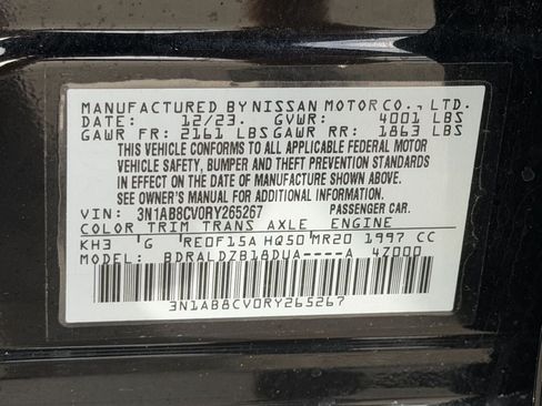 Used 2024 Nissan Sentra SV FWD image 31