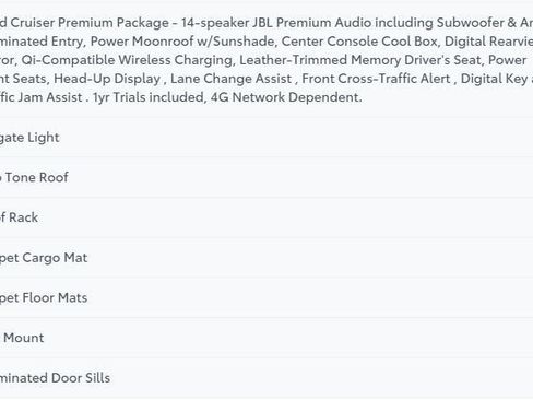 Used 2025 Toyota Land Cruiser 1958 image 2