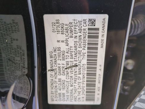 Used 2022 Honda Civic Touring image 32