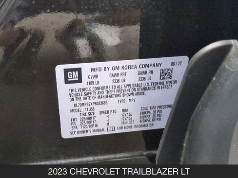 Used 2023 Chevrolet TrailBlazer LT FWD image 25