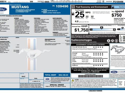 Used 2023 Ford Mustang Premium RWD image 5