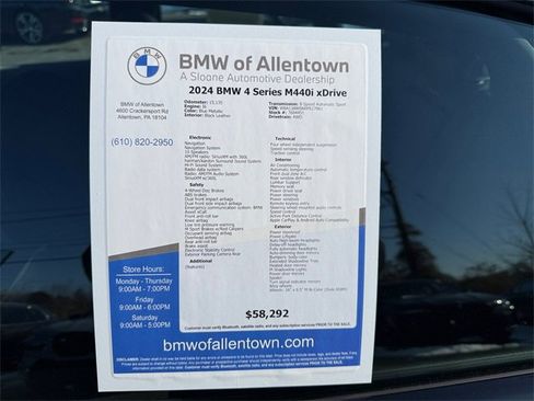 Certified 2024 BMW M440i xDrive Gran Coupe w/ Premium Package image 40