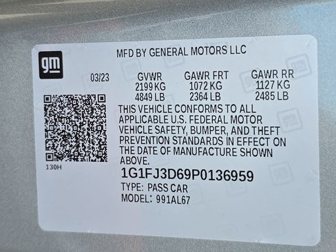 Used 2023 Chevrolet Camaro ZL1 RWD image 33