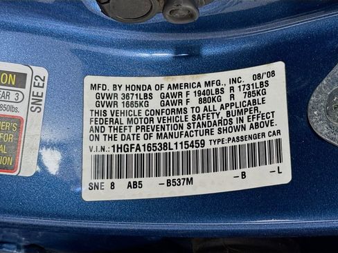 Used 2008 Honda Civic LX image 37