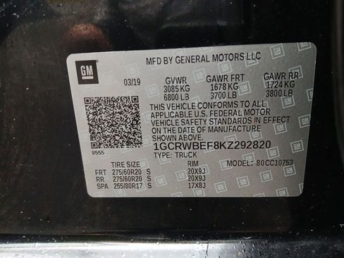 Used 2019 Chevrolet Silverado 1500 Custom w/ Custom Value Package image 28