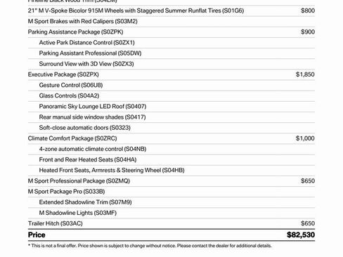 Used 2025 BMW X5 M60i w/ Executive Package image 15