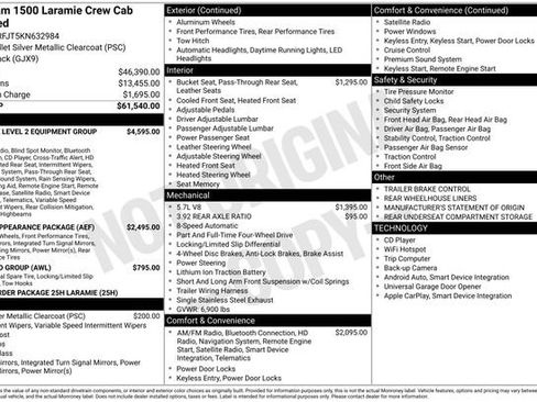Used 2019 RAM 1500 Laramie image 2