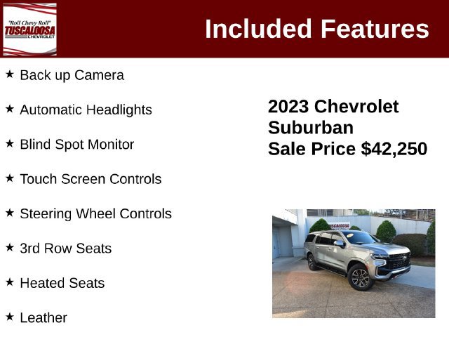Used 2023 Chevrolet Suburban Z71 w/ Luxury Package AWD/4WD image 6