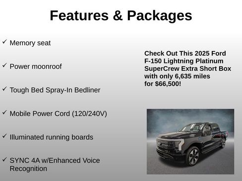 Used 2025 Ford F150 Lightning Platinum image 8
