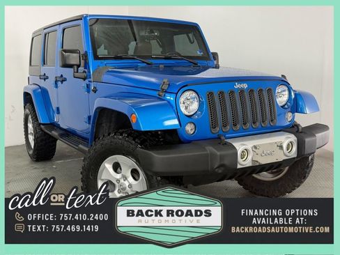 Used 2015 Jeep Wrangler Unlimited Sahara w/ Connectivity Group AWD/4WD image 1
